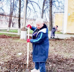 Субботник в паркеСубботник в парке